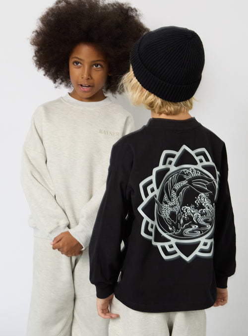 The Koi LS Tee - Black